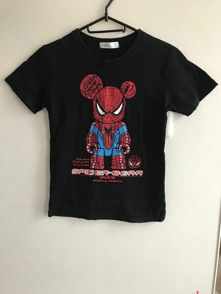 スパイダーマン　ベアブリック風　Tシャツ