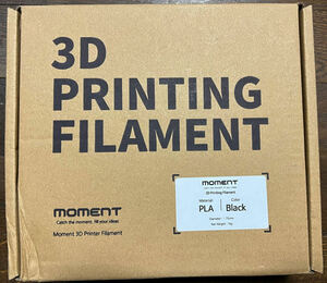 ★即決★MOMENT 積層形3Dプリンター用 PLA樹脂 (1000g,BLACK色）