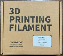 ★即決★MOMENT 積層形3Dプリンター用 PLA樹脂 (1000g,GREY色)_画像1