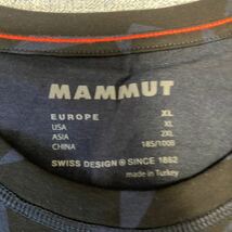 新品未使用 MAMMUT 160周年記念Tシャツ サイズXL(Asia2XL) ネイビー_画像2