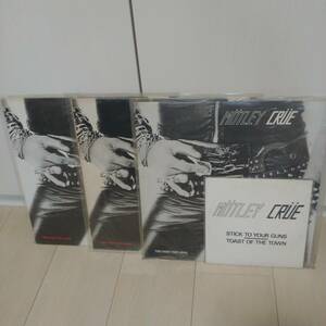 Motley Crue / too fast for love LP3種セット+stick to your guns ep
