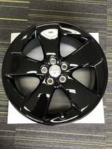 ★艶有りブラック★再塗装TOYOTA 30プリウス純正アルミホイール 17×7J+50 100-5H 中古品4本_画像5