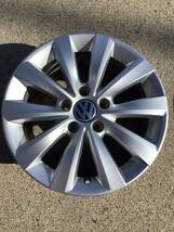 VW フォルクスワーゲン ザビートル純正アルミホイール 16×6.5J+44 112-5H 中古品4本_画像3