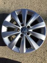 VW フォルクスワーゲン ザビートル純正アルミホイール 16×6.5J+44 112-5H 中古品4本_画像4