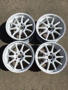 ★美品再塗装★ 鍛造BRIDGESTONE PRODRIVE GC-010Gプロドライブ 軽量アルミホイール17×9J+20 114.3-5H 中古品4本