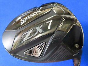 【中古】ダンロップ 2023 SRIXON ZX-7 MK-II（スリクソン ZX-7 マークツー）ドライバー（9.5°）【S】TOUR AD CQ-4★HCあり、レンチなし