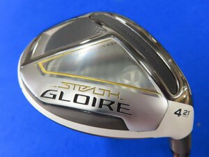 【中古】テーラーメイド 2023 STEALTH GLOIRE（ステルス グローレ）レスキュー/ユーティリティ ＃4（21°）【S】SPEEDER NX for TM★HCなし