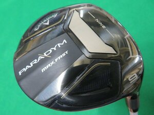 【中古】 キャロウェイ　2023　PARADYM MAX FAST　レディース　フェアウェイウッド　9W （25°） 【Ａ】　エルディオ 40 for CW　HC付き