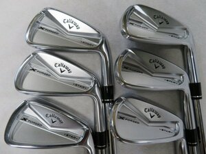 【中古 美品】キャロウェイ　2024　Ｘ－ＦＯＲＧＥＤ　ＳＴＡＲ　アイアン　６本（５～P）　Ｓ　NSPRO Modus3 TOUR105