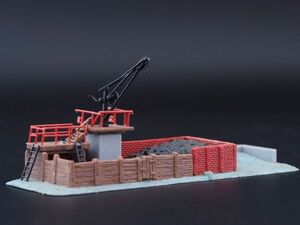 KIBRI structure . charcoal crane N gauge 