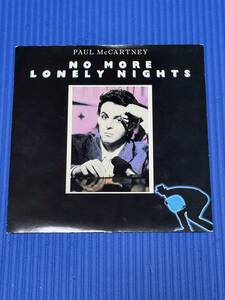 Paul McCartney / No More Lonely Nights UK盤シングル