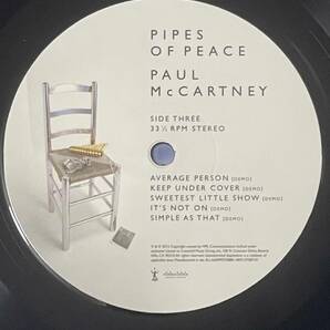 Paul McCartney Archive Collection / Pipes Of Peace EU盤LP + Pipes Of Peace シングルの画像6