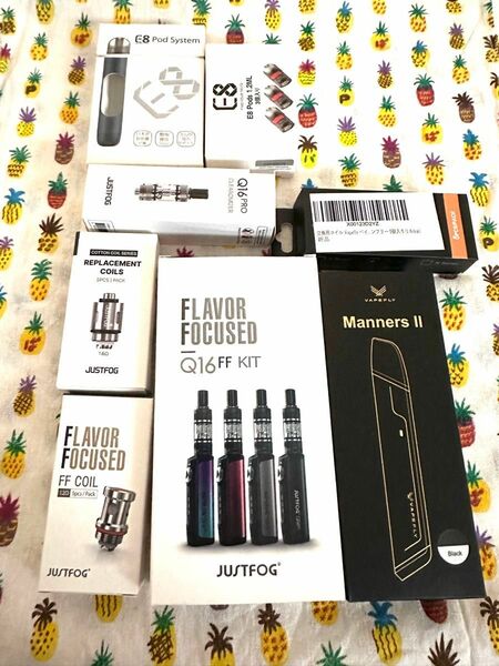 VAPE一 美品（E8POD Q16FF マナーズII）お得セット