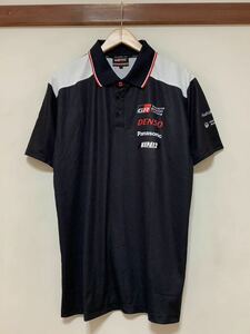 ma1339 GR TOYOTA GAZOO Racing Toyota рубашка-поло с коротким рукавом L черный DENSO Panasonic MXPA12 dry скорость .