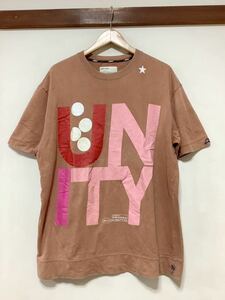 み1380 MOBSTYLES モブスタイル プリントTシャツ 半袖Tシャツ XL ライトブラウン ストリート ヘビーオンス 