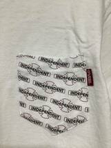 へ1315 メキシコ製 VANS INDEPENDENT バンズ インディペンデント ポケットTシャツ 半袖Tシャツ S ホワイト ストリート_画像3