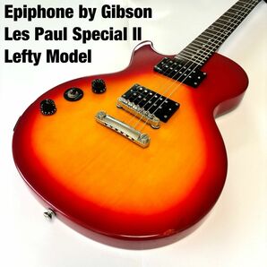 レフティ★軽量人気モデル★Epiphone by Gibson レスポールSpecialII スペシャル　左利き用　エピフォン