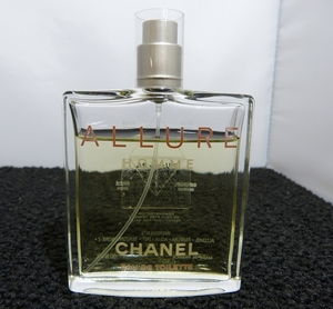 ◇中古保菅品　CHANEL　ALLURE　アリュールオムオードゥトワレット(ヴァポリザター)　100ｍｌ　フランス　残量多め◇