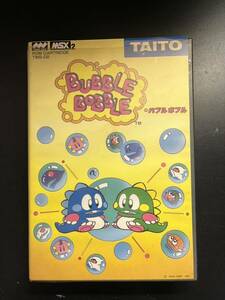 MSX2 Bubble Bob ruBUBBLE BOBBLE tight -TAITO