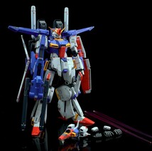 MG ZZガンダムVer.Ka(強化型) 塗装済み完成品 プレミアムバンダイ_画像10