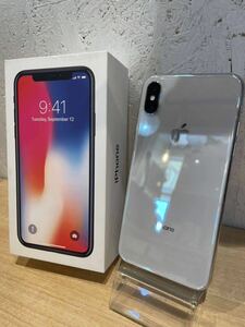 【KO-113】 Apple iPhoneX A1902 MQAY2JCLL 64GB ホワイト docomo 判定○ SiMロック無し 付属品有り