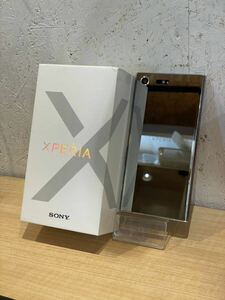 【KO-120(1)】 SONY Xperia XZ Premium G8141 64GB SiMロック無し 付属品完備 ルミナスクロームAndroid スマートフォン 