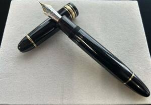 [1 jpy start ]MONTBLANC Montblanc fountain pen Meister shute.k4810 pen .18K 750 MEISTERSTUCK writing implements stationery 00053F