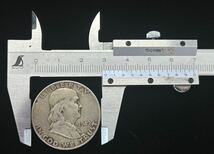 アメリカ 銀貨 リバティコイン 3枚まとめ フランクリン 50セント 1949 19662 1958 ハーフダラー HARF DOLLAR 硬貨 コイン 0d ⑦_画像7