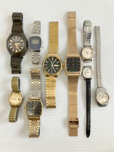 CITIZEN 腕時計 クォーツ デジタル 手巻き 部品取り ジャンク品 メンズ レディース まとめ9本 シチズン 2000d
