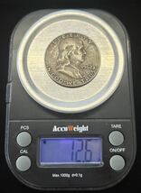 アメリカ 銀貨 リバティコイン 3枚まとめ フランクリン 50セント 1949 19662 1958 ハーフダラー HARF DOLLAR 硬貨 コイン 0d ⑦_画像4