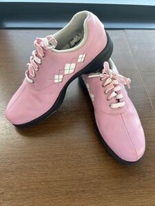 FOOTJOY eCOMFORT Softspikes フットジョイ レディース eコンフォート 23cm ゴルフシューズ ピンク スニーカー 0