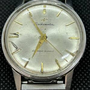 #9106A  SEIKO セイコーマチック Seikomatic DIASHOCK ダイアショック 20石 15007DE ゴールドカラー 自動巻 中古品の画像1