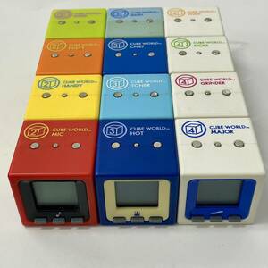 #9065　BANDAI　バンダイ　CUBE　WORLD　電子ゲーム　現状品　中古　12ヶ　まとめ