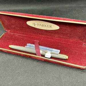 #8757 PARKER Parker fountain pen pen .K14 ink 2 ps case attaching present condition storage goods 