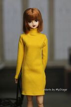 人形服msdr-24-176　黄色いセーターワンピース　（momoko、MISAKI、ジェニー、SAJボディ、OBITSUボディ）_画像4