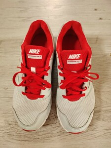 NIKE ナイキ　DOWNSHIFTER 6 /ダウンシフター6/ホワイト×レッド/684658-029/27.0cm/WHT