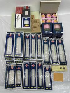 [.-6-2-100] unopened / storage goods turtle yama low sok large amount summarize 4 number ~15 number total 100ps.@ and more Buddhist altar fittings candle ..