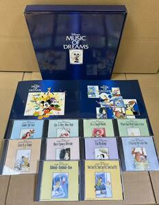 【た-5-82】80 1円スタート Disney's MUSIC OF DREAMS CD 10枚セット BOX ディズニー ミュージック・オブ・ドリーム 中古品