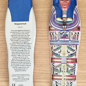 エジプト ミイラ 缶ペンケース 大英博物館 古代エジプト展 お土産 棺桶 ペンケース ②