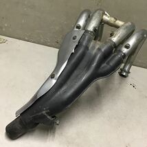 k7-7 ヤマハ XJR400 4HM エキパイ　マフラー　純正部品 動作確認済み_画像2