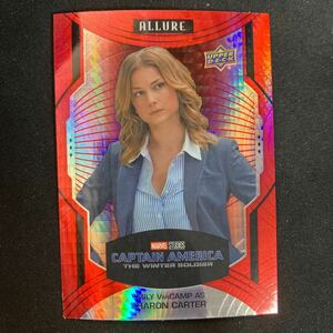 2022 Upper Deck Marvel Allure Captain America Emily VanCamp Sharon Carter 129 Red Prism