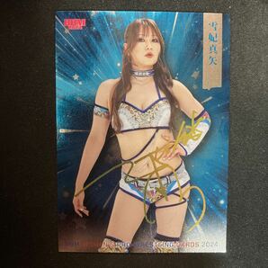 2024 BBM 女子プロレス 雪妃真矢 金箔サイン 142の画像1