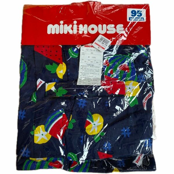 新品 未使用 ミキハウス mikihouse 95 ジンベイ ユニセックス