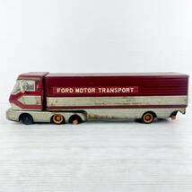 《現状品》FORD TRANSPORT/フォード トランスポート/GAS TURBINE/トレーラー/ブリキ玩具/昭和レトロ/ビンテージ/EK06E10TI005_画像4