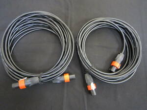 * sound for speaker cable both edge speakon 10m 2 ps 1 collection *