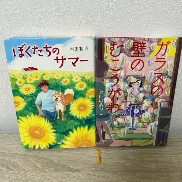 【児童書　単行本　セット　まとめ売り】　ぼくたちのサマー 本田有明　ガラスの壁のむこうがわ　せいのあつこ