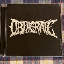 OBLITERATE / SELF-TITLE EP デスコア deathcore メタルコア metalcore デスメタル deathmetal 廃盤品 激レア 希少 CD METAL _画像1