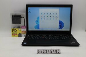 Lenovo ThinkPad L580 Core i7 8550U 1.8GHz/8GB/256GB(SSD)/15.6W/FWXGA(1366x768)/Win11 パームレストヒビ 【553245485】