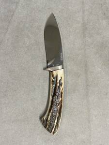 4#H2d/4348 Dwight L. Towellto L custom knife hunting knife present condition / not yet verification 60 size 