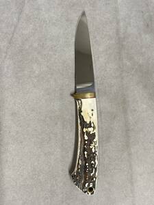 4#H2d/4330 Dwight L. Towellto L custom knife hunting knife present condition / not yet verification 60 size 